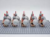 Spartan Warriors Swords Block Figures Set of 10pcs