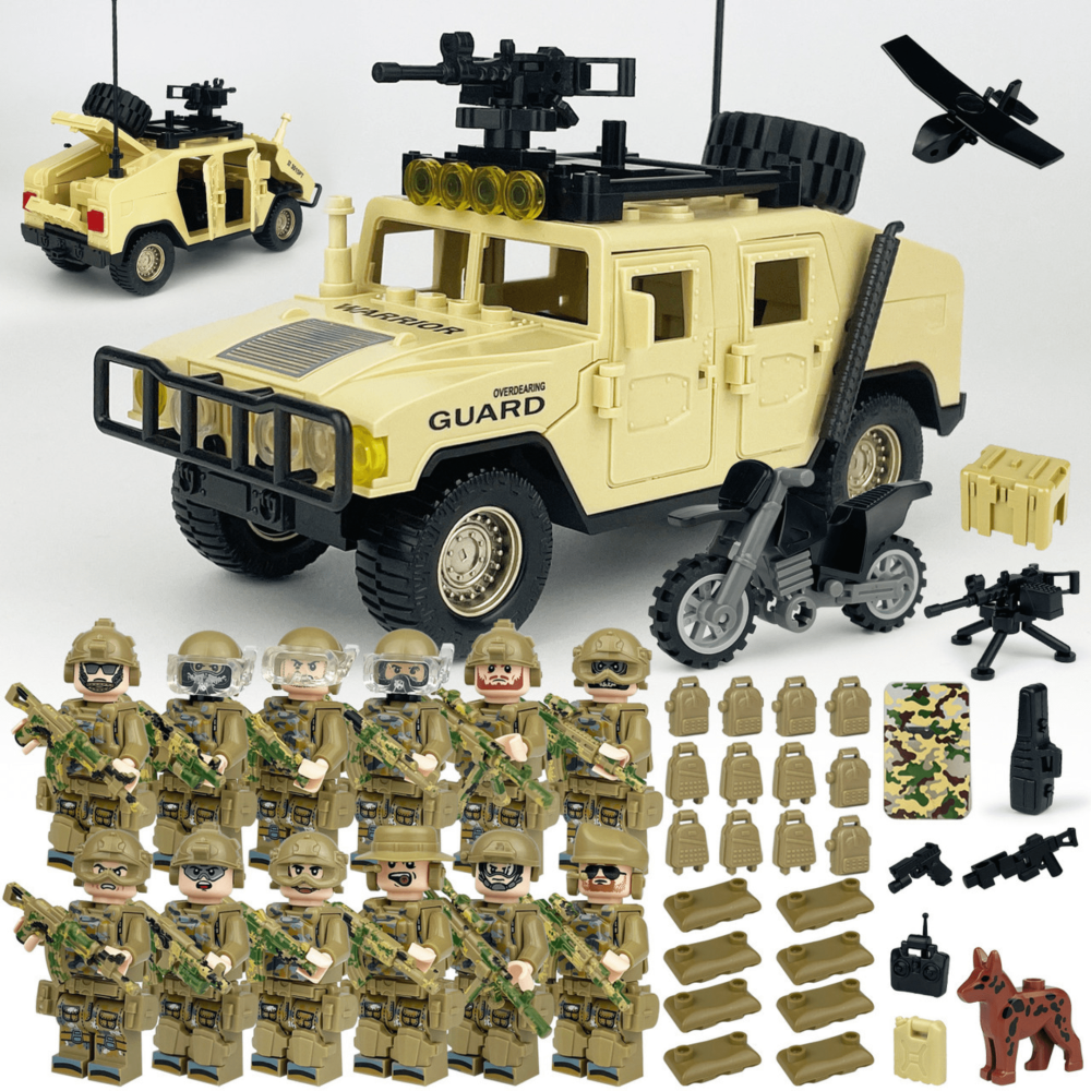 Special Operation Unit Block Figures Set