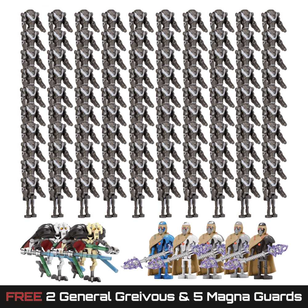 Space War Theme100pcs B2-RP Super Battle Droid Battalion Block Figures Bundle