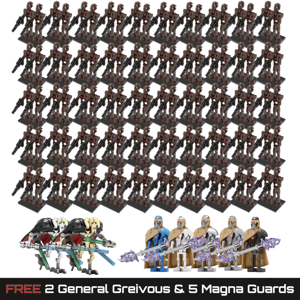 Space War Theme 100pcs BX-Series Droid Commando Block Figures Bundle