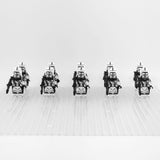 Space War Theme 104th Heavy Wolfpack Clone Trooper Block Figures Set of 10pcs