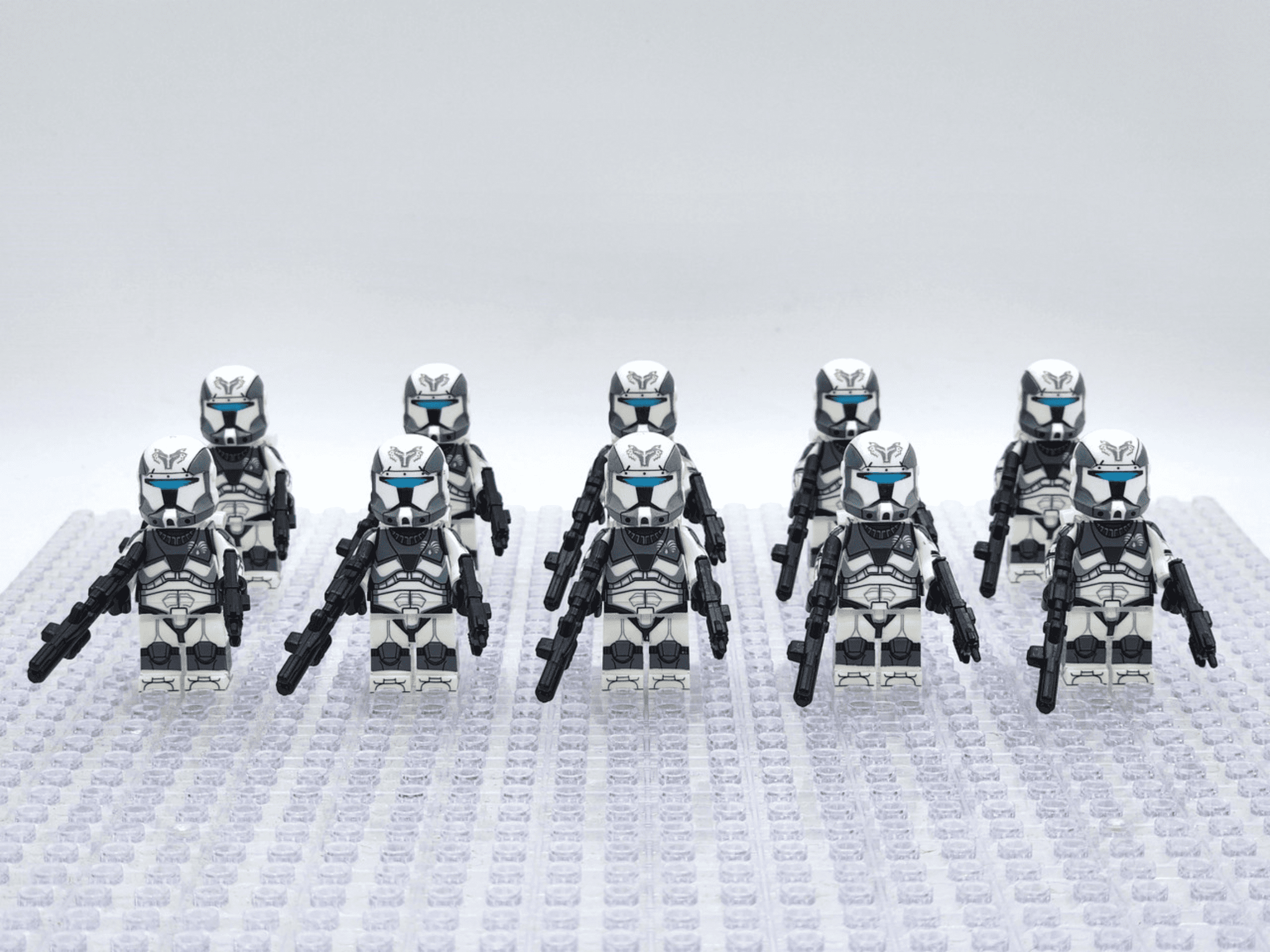 Space War Theme 104th Wolfpack Commandos Block Figures Set of 10pcs