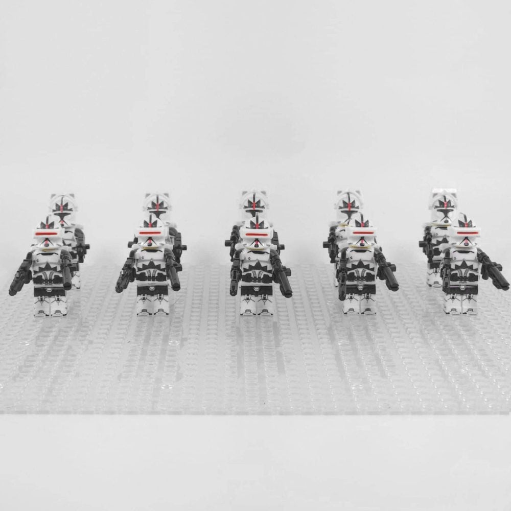 Space War Theme 13th Battalion Phase 1 Clone Troopers Block Figures Set of 10pcs