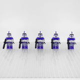 Space War Theme 187th Legion Clone Trooper Block Figures Set of 5pcs