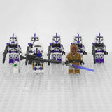 Space War Theme 187th Legion Clone Trooper Block Figures Set of 7pcs
