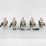 Space War Theme 212th Battalion Clone Troopers Block Figures Set of 10pcs