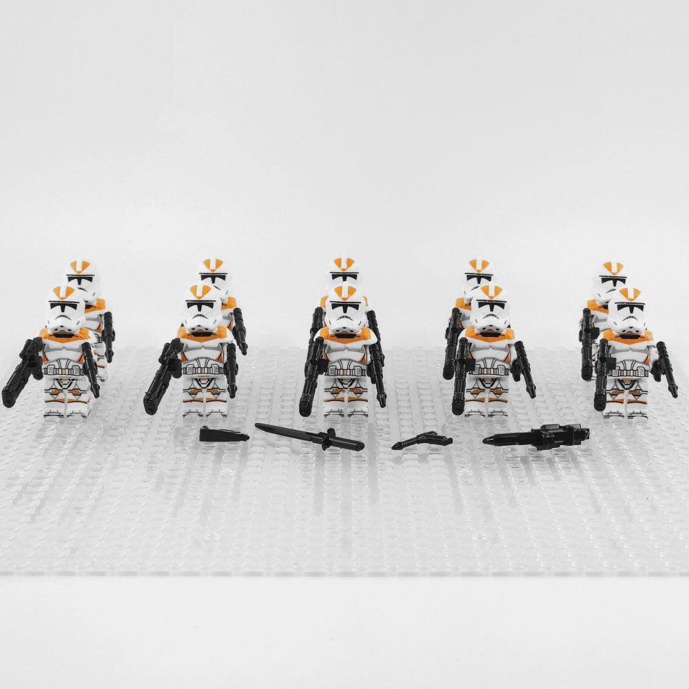 Space War Theme 212th Battalion Clone Troopers Block Figures Set of 10pcs