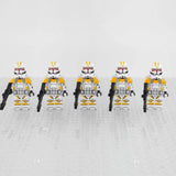 Space War Theme 212th Jetpack Clone Troopers Block Figures Set of 5pcs