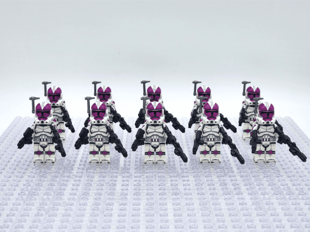 Space War Theme 21st Nova Corps Galactic Marines Clone Troopers Block Figures Set
