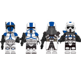 Space War Theme 501st Clone Trooper Block Figures Set – Clone, Stormtroopers, Marines, and Scout