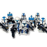 Space War Theme 501st Legion Captain Rex Battle Pack – Clone Captain & Legionnaires