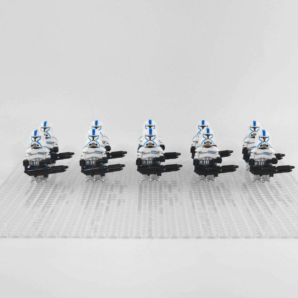 Space War Theme 501st Legion Phase 2 Heavy Clone Troopers Block Figures Set of 10pcs