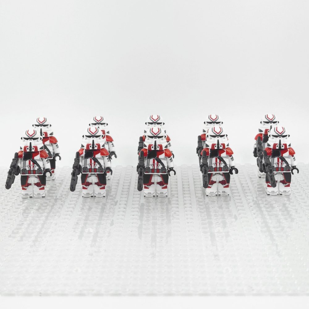Space War Theme Anaxes Airborne Paratrooper Block Figures Set
