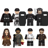 Space War Theme Andor Block Figures Set – Imperial Officers, Rebels