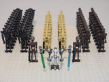 Space War Theme Battle Droid Army Block Figures Set of 63pcs With General Grievous