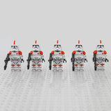 Space War Theme Clone Medic Troopers of the 6th Sector Army Block Figures