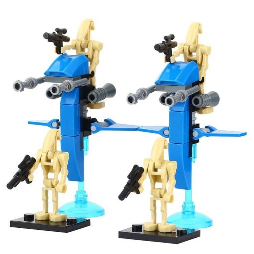 Space War Theme Clone Wars STAP Battle Droid Block Figures Set MOC