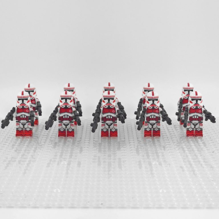Space War Theme Coruscant Assault Trooper Block Figures Set