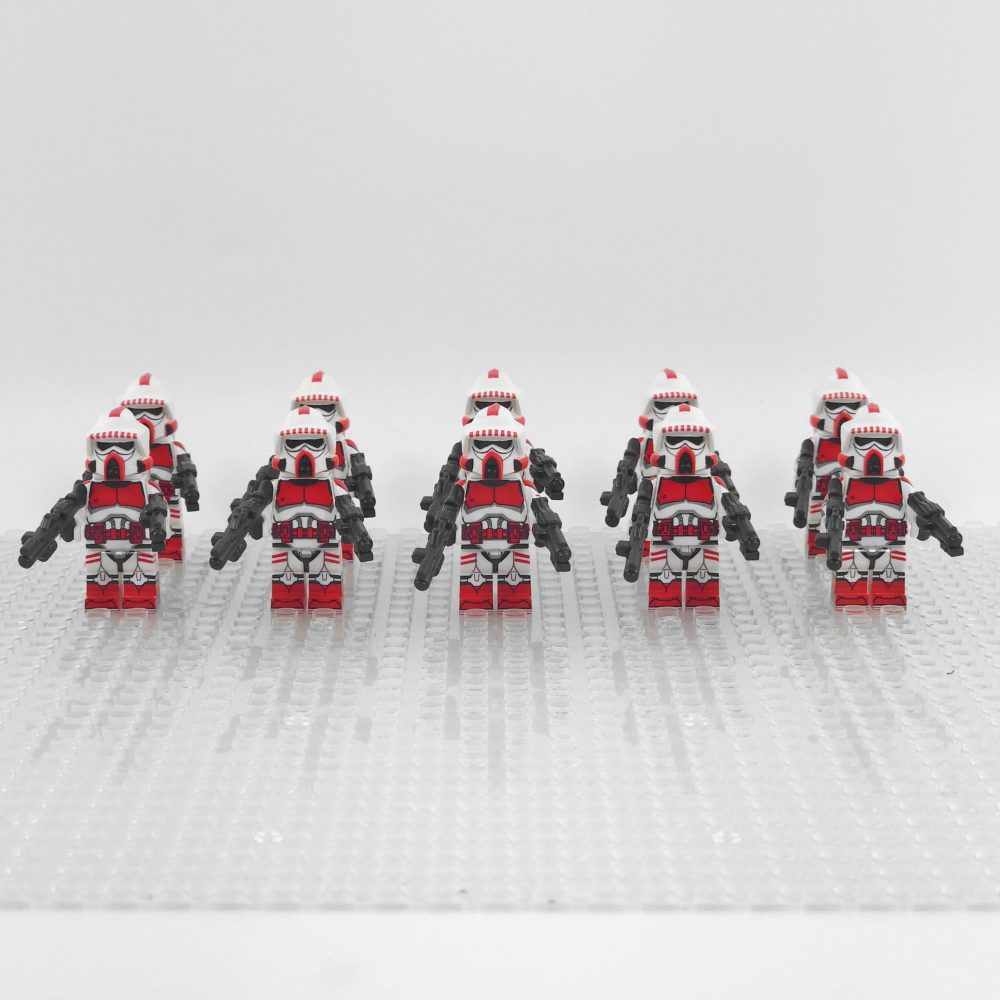 Space War Theme Coruscant Guard ARF Trooper Block Figures Set