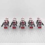 Space War Theme Coruscant Guard Heavy Trooper Block Figures Set