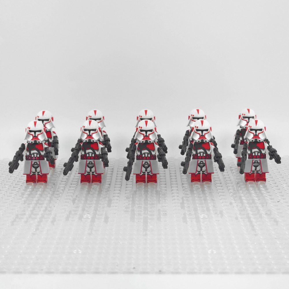 Space War Theme Coruscant Guard Heavy Trooper Block Figures Set