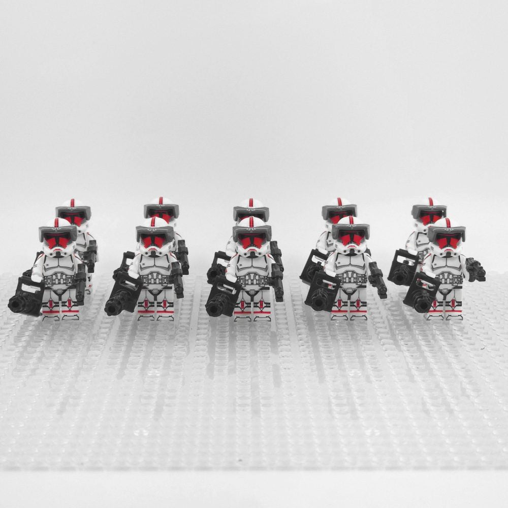 Space War Theme Coruscant Guard Riot Control Unit Block Figures Set