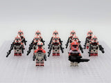 Space War Theme Coruscant Guard With Thorn and Commander Fox Block Figures Set