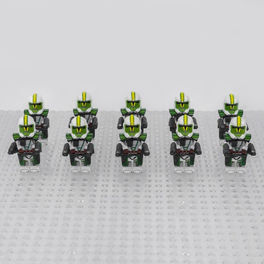 Space War Theme Doom Arc Clone Troopers Block Figures Set