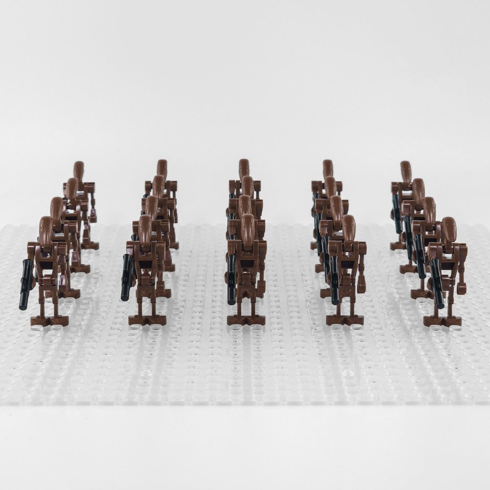 Space War Theme Geonosis B1 Battle Droid Army Block Figures Set