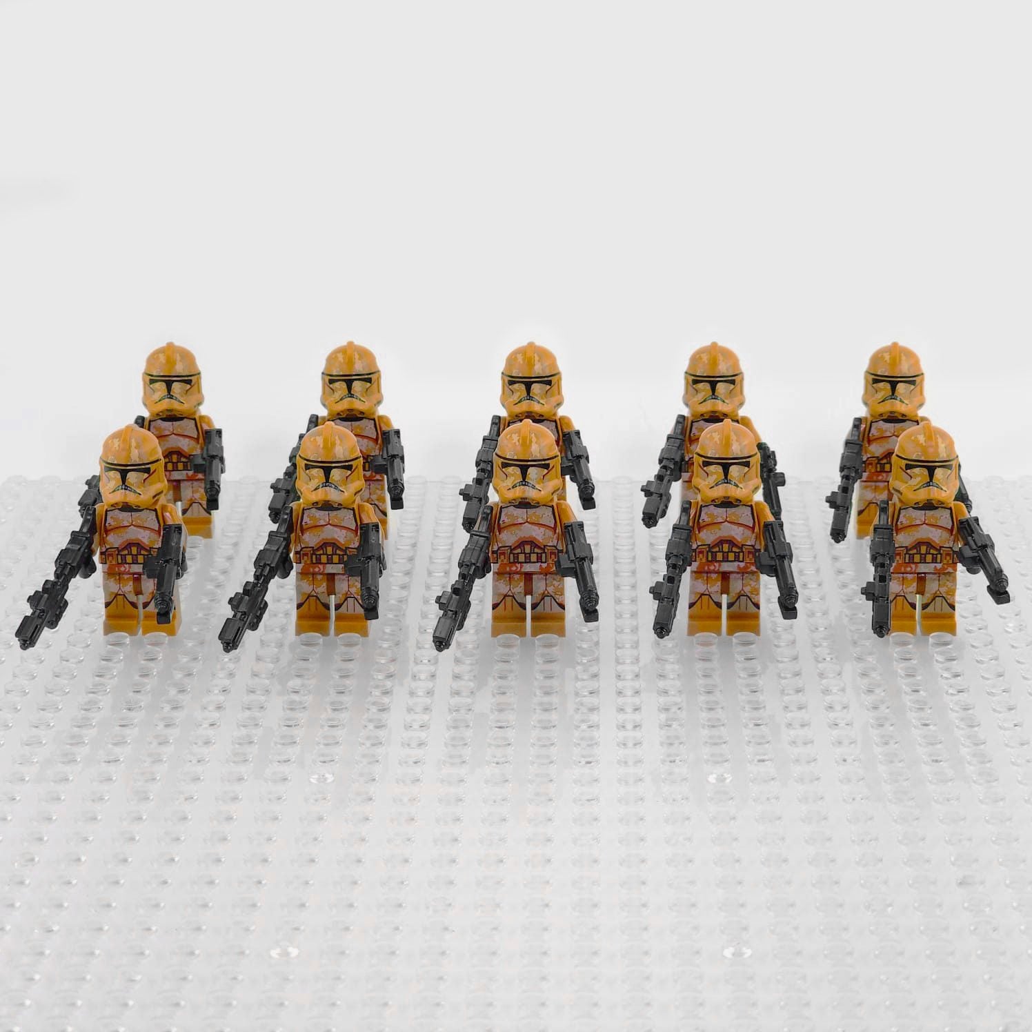Space War Theme Geonosis Clone Troopers Block Figures Set of 10pcs