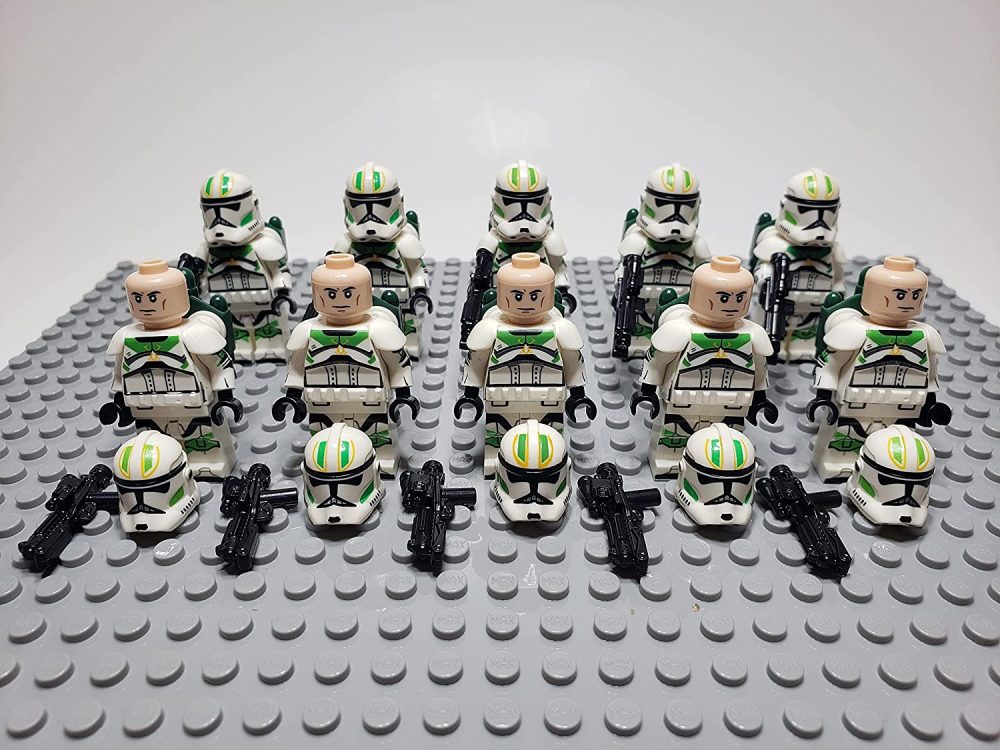 Space War Theme Horn Company Clone Troopers Block Figures