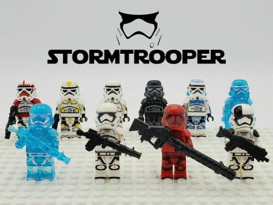 Space War Theme Imperial Stormtrooper Assortment Block Figures Set