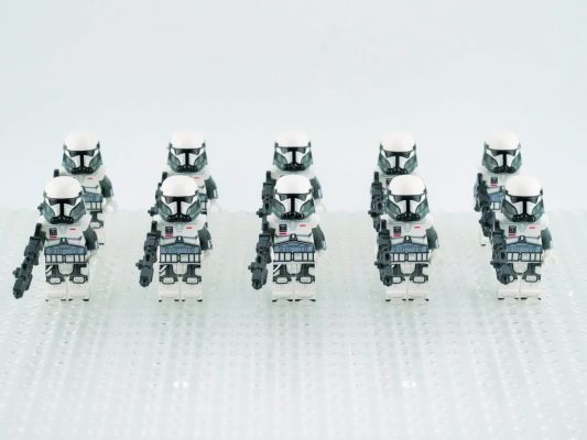 Space War Theme Imperial Super Commando Block Figures Set