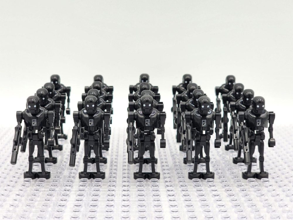 Space War Theme KX-Series Security Droids Block Figures Set