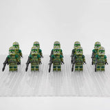 Space War Theme Kashyyyk Clone Troopers 41st Rangers Block Figures Set