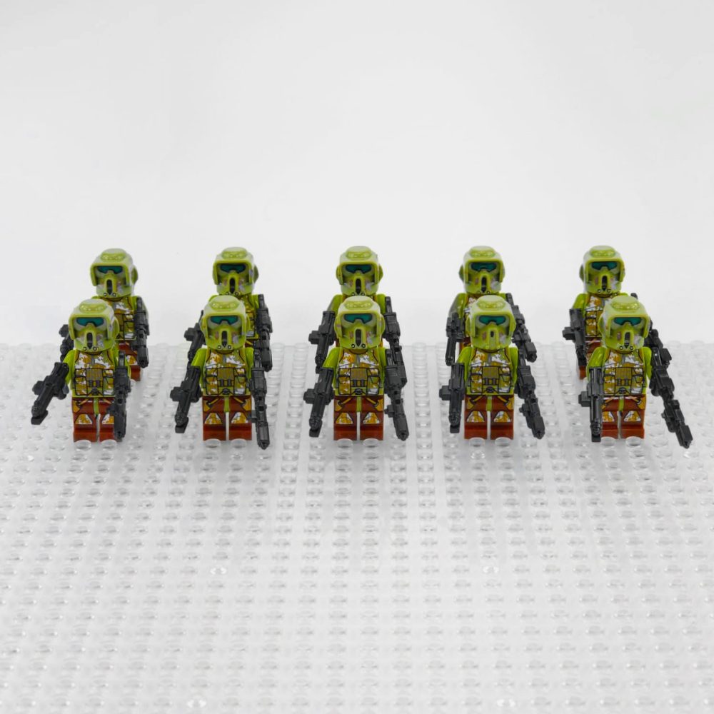 Space War Theme Kashyyyk Scout Trooper Block Figures Set of 10pcs