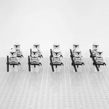 Space War Theme Phase 1 Clone Troopers Block Figures Set of 10pcs