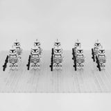 Space War Theme Phase 1 Clone Troopers With DC-15A Blaster Block Figures