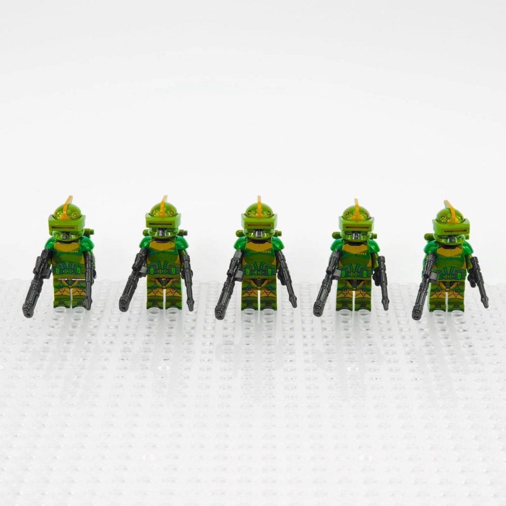 Space War Theme Phase 1 Kashyyyk Clone Trooper Block Figures Set of 5pcs