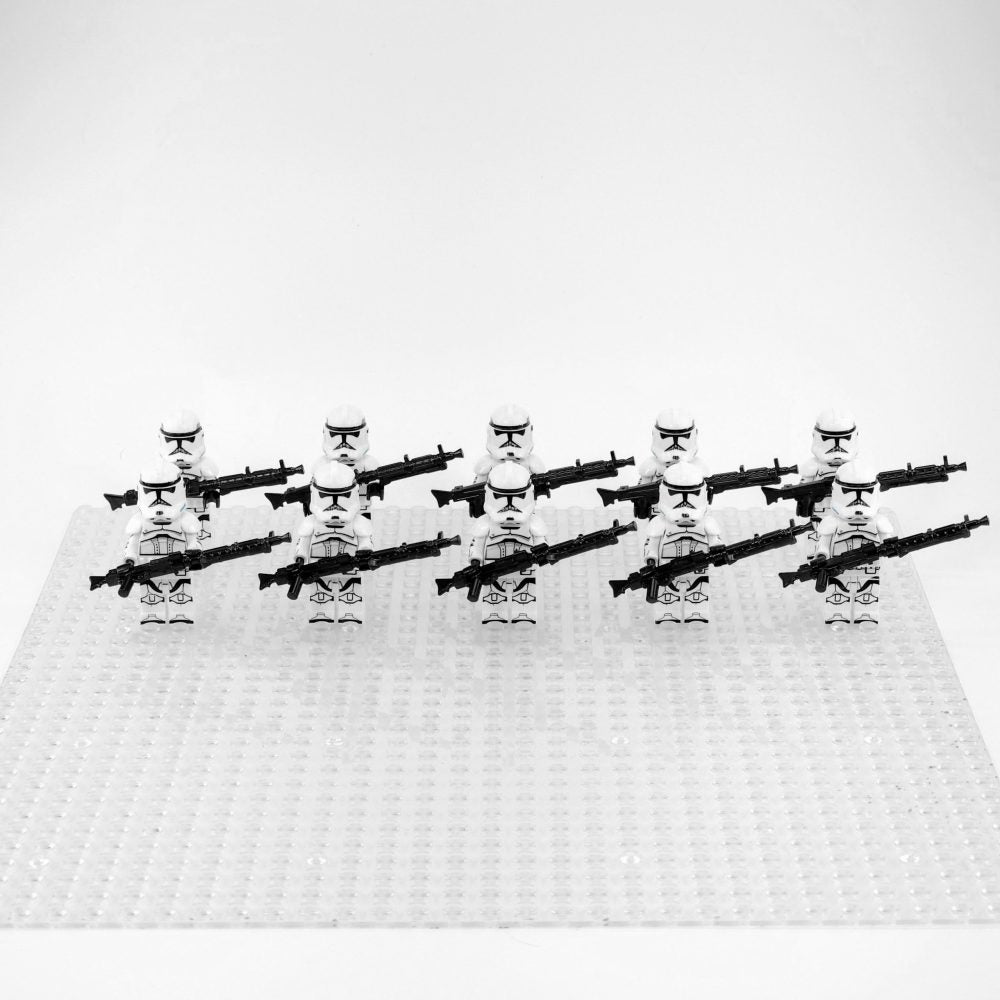Space War Theme Phase 2 Clone Troopers Block Figures Set of 10pcs