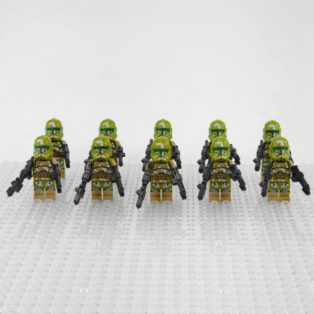 Space War Theme Phase 2 Kashyyyk Clone Trooper Block Figures Set