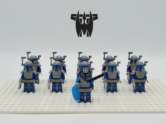 Space War Theme Pre Vizsla Death Watch Mandalorian Block Figures Set of 11pcs