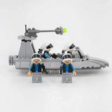 Space War Theme Rebel Alliance Block Figures and Scout Speeder Set