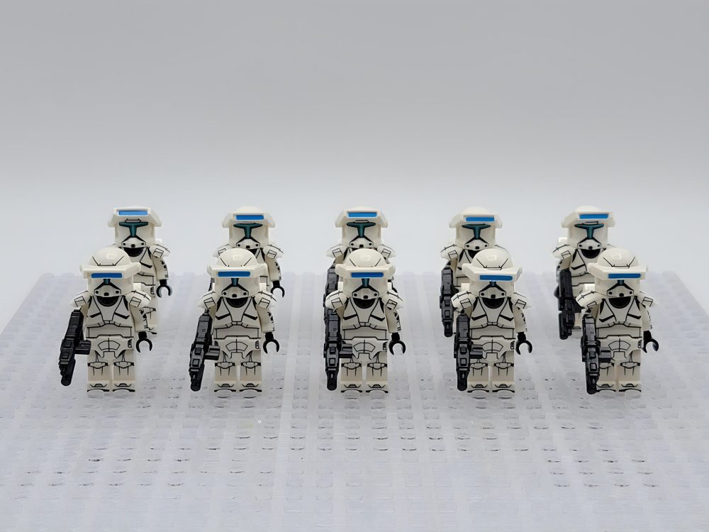 Space War Theme Republic Clone Commandos Alpha Squad Block Figures