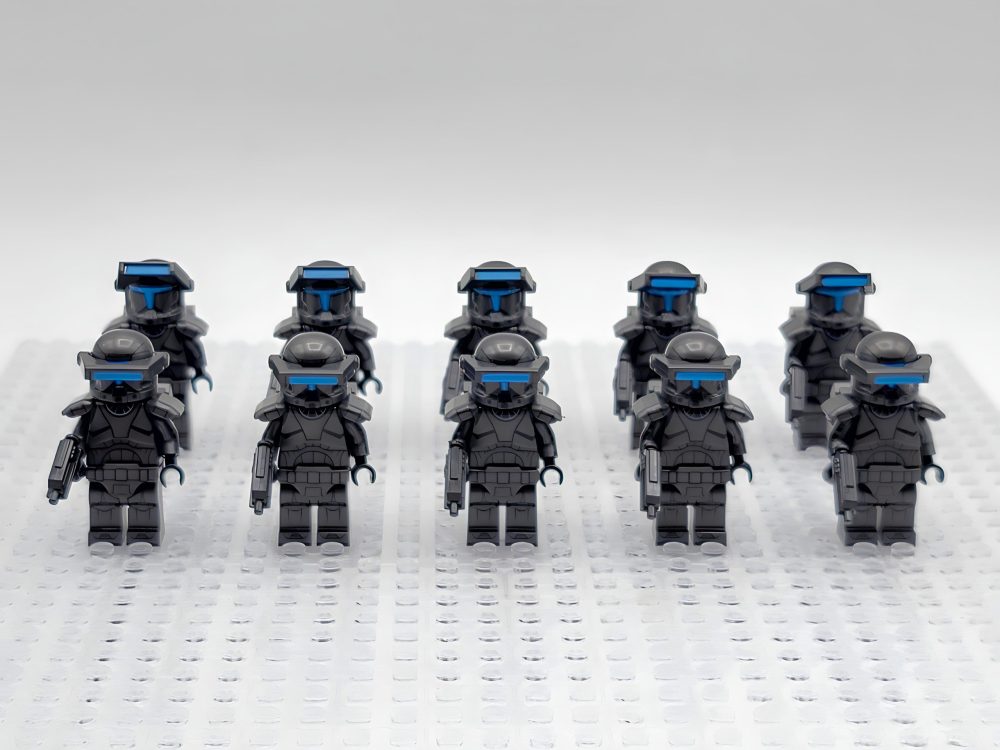 Space War Theme Republic Clone Commandos Night Ops Omega Squad Block Figures
