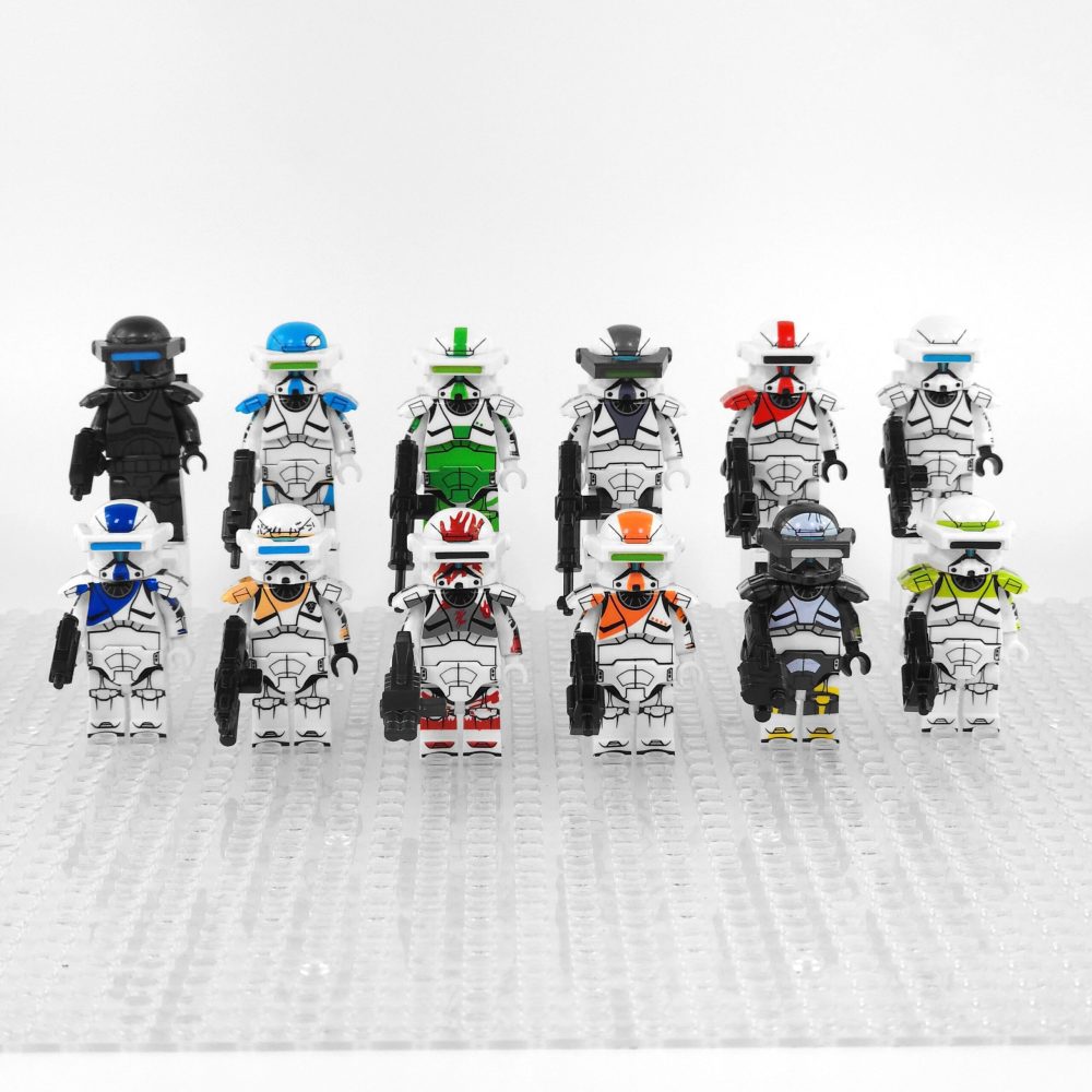 Space War Theme Republic Commandos Block Figures Set