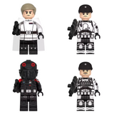 Space War Theme Rogue One Imperial Officers and Captains Block Figures Set