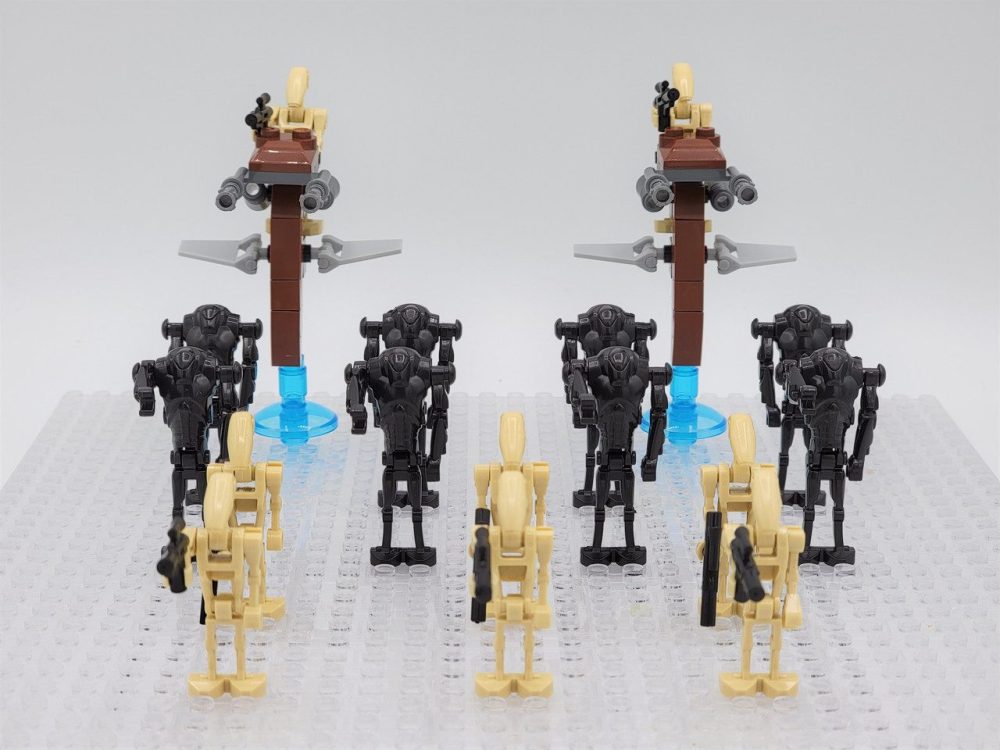 Space War Theme STAP B1 Battle Droid Block Figures Set