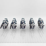 Space War Theme Wolfpack Airborne Trooper Block Figures Set