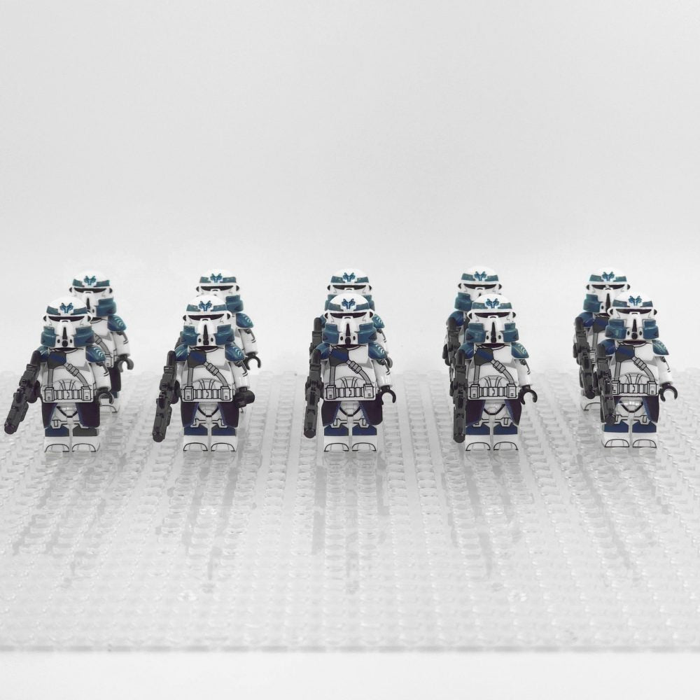 Space War Theme Wolfpack Airborne Trooper Block Figures Set